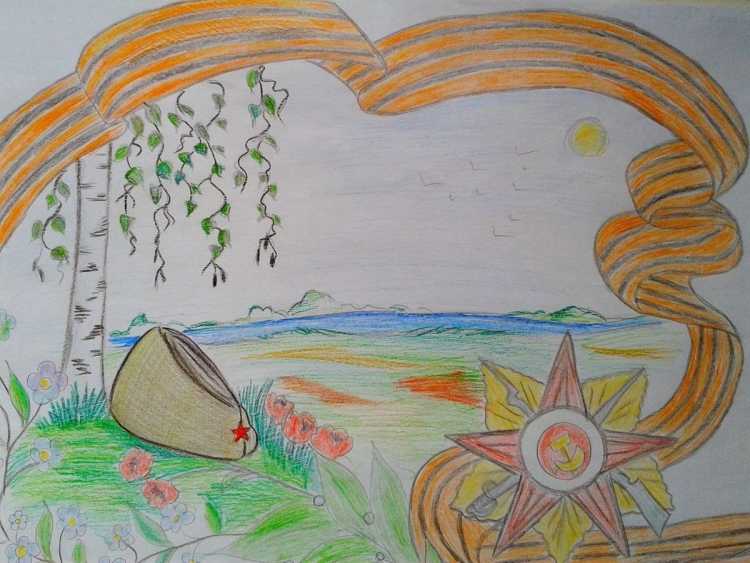 Патриотические рисунки карандашом