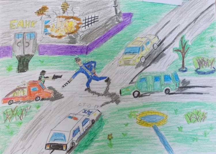 Полиция глазами детей конкурс рисунков