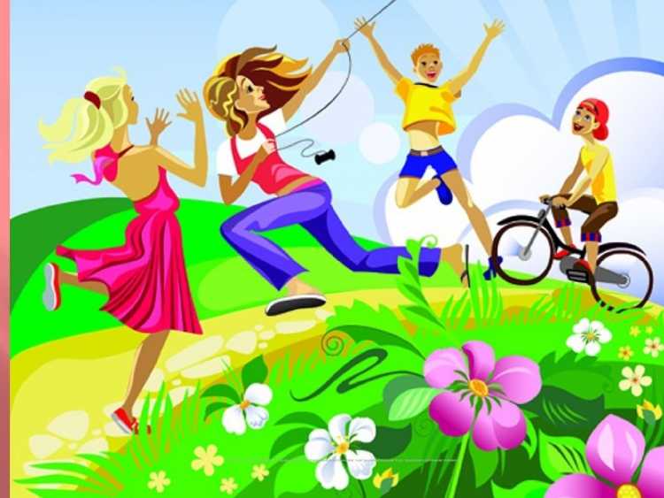 Дети лето каникулы