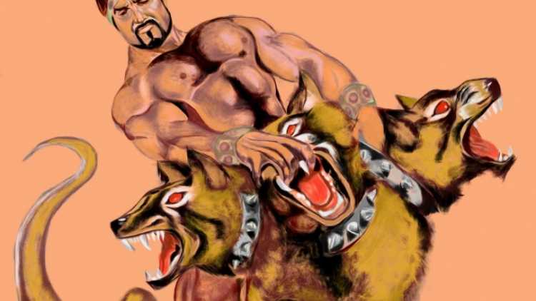 Геркулес раскраска