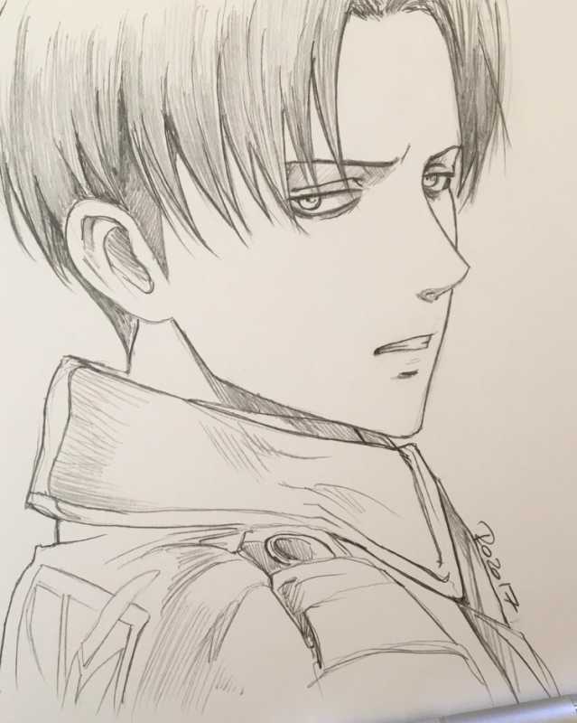 Леви Аккерман зарисовки