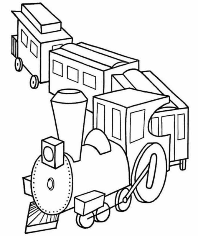 Паровозик Чаггингтон раскраска