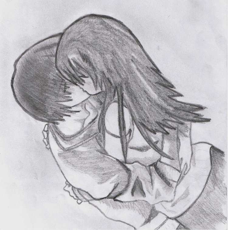 Любовные рисунки карандашом