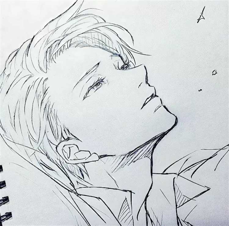 Аниме парни для срисовки