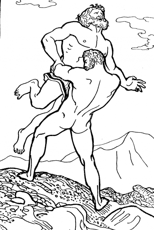 Подвиг Геракл нарисова