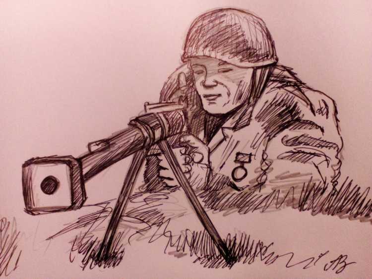 Они сражались за родину рисунки