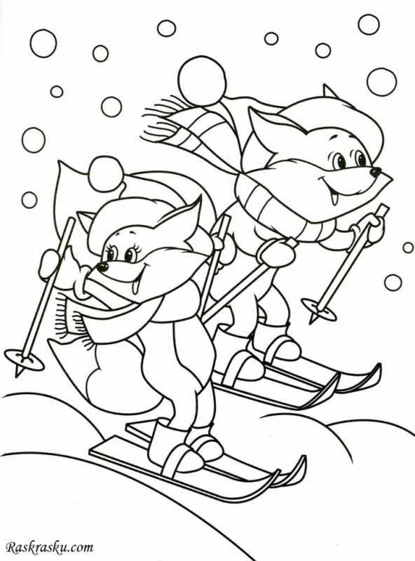 Раскраска. Новый год