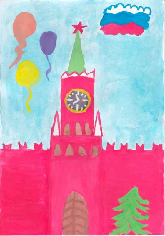 Храм Василия Блаженного иллюстрация