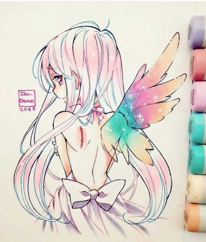 Скетчбук идеи аниме