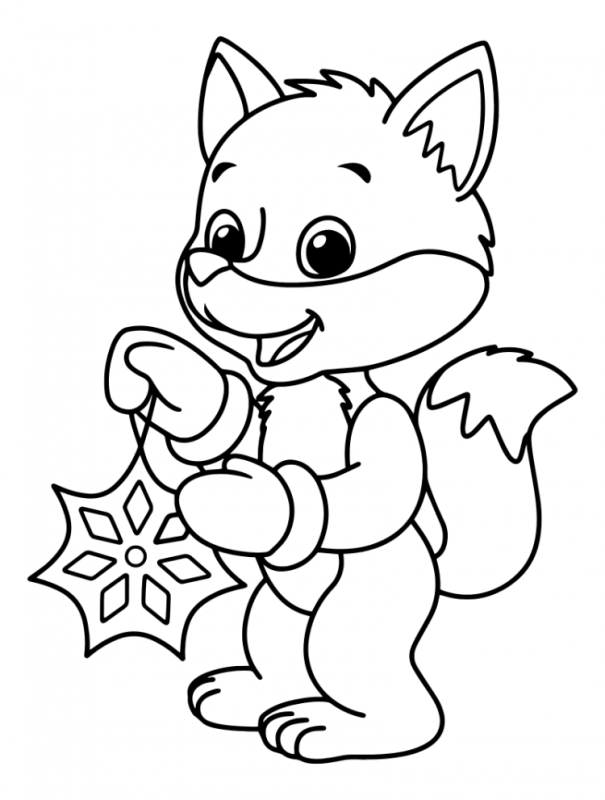 Раскраски лисы аниме