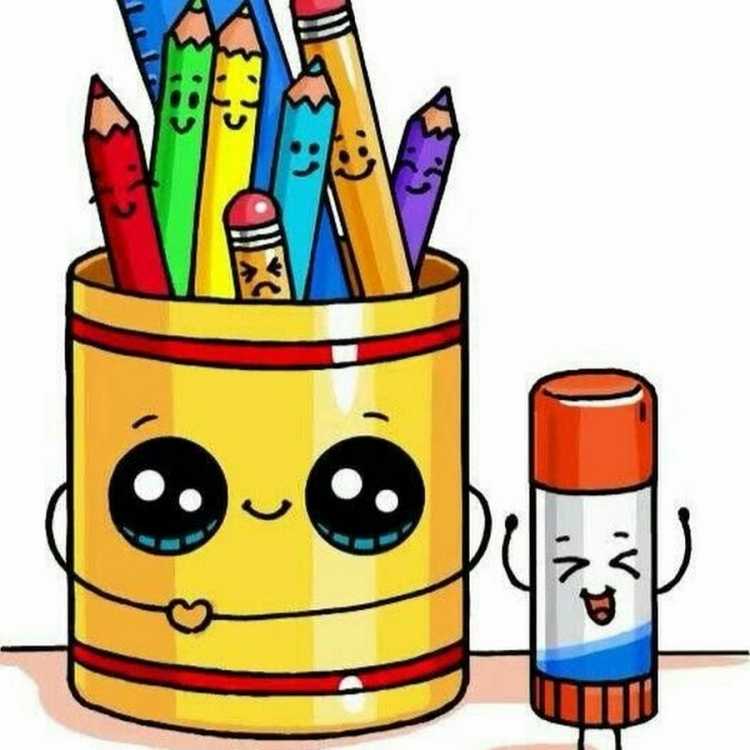 Милые предметы с глазками