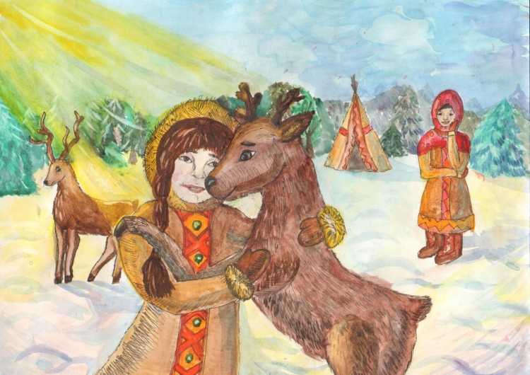 Путешествие по Югре рисунки