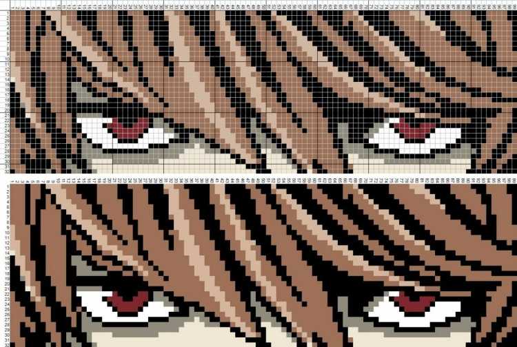 Аниме глаза фенечки