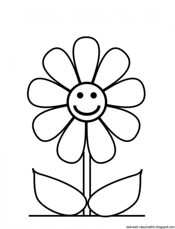 Лилии контур