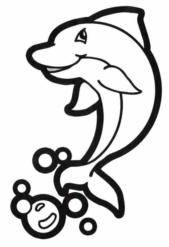 Раскраски для детей 10 лет дельфины