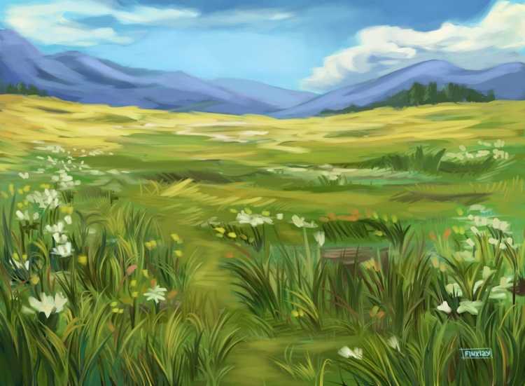 Цветочная Поляна арт