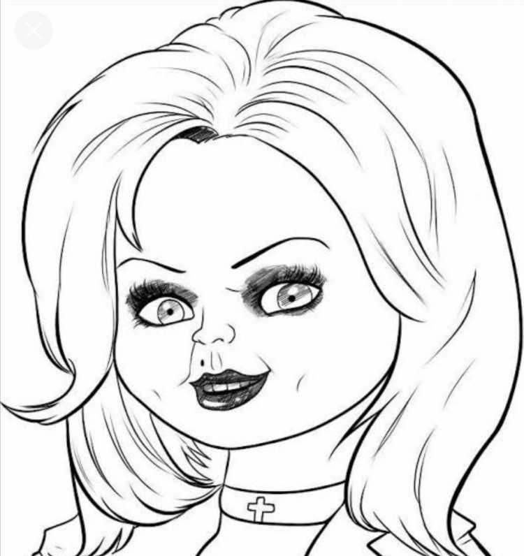 Раскраска Чаки