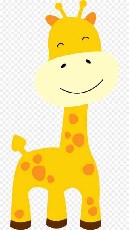 Жираф раскраска для детей