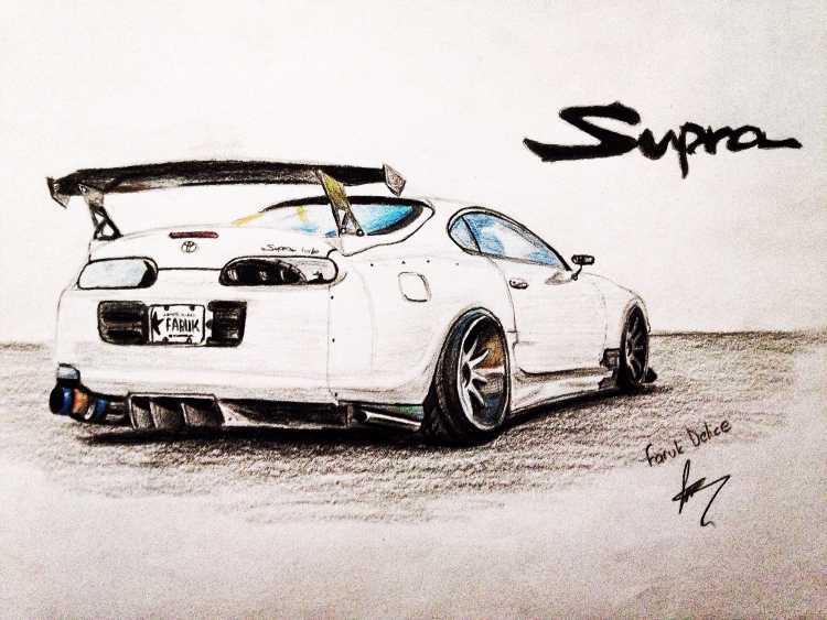 Toyota Supra дрифт