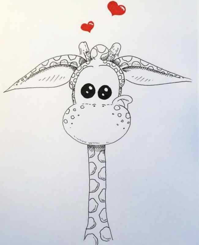 Забавные рисуночки простые