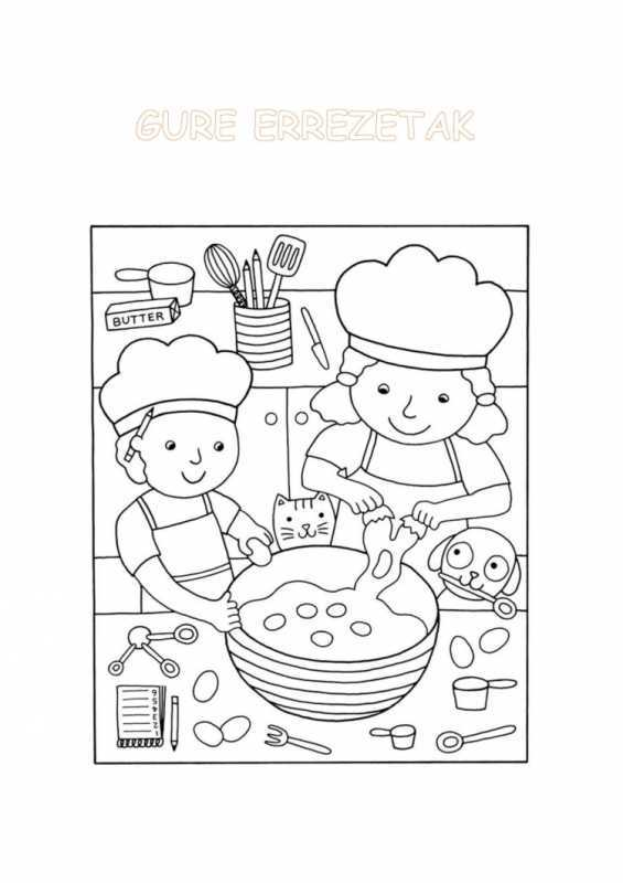 Раскраска Лакомка