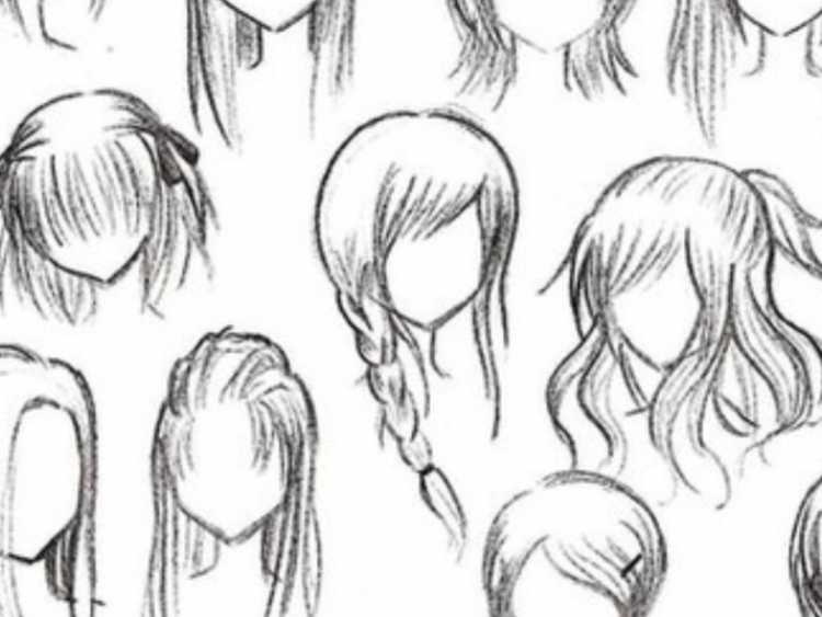 Аниме причёски для девушек с длинными