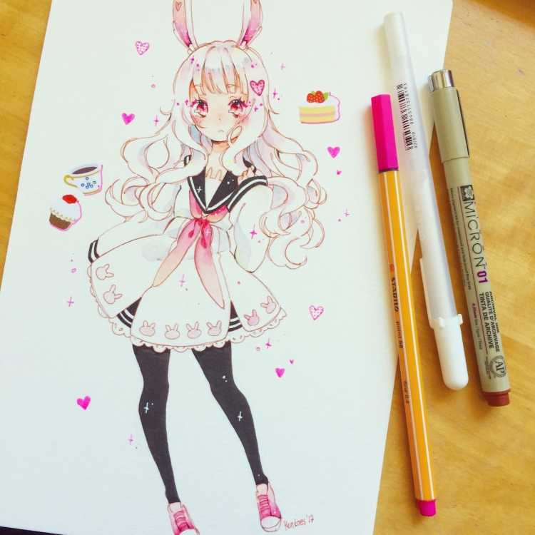 Аниме для рисования цветные