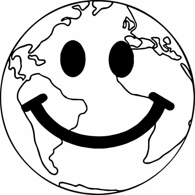 Раскраска наша Планета земля