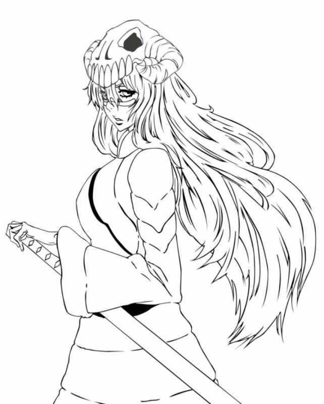 Лайн для раскрашивания фэнтези