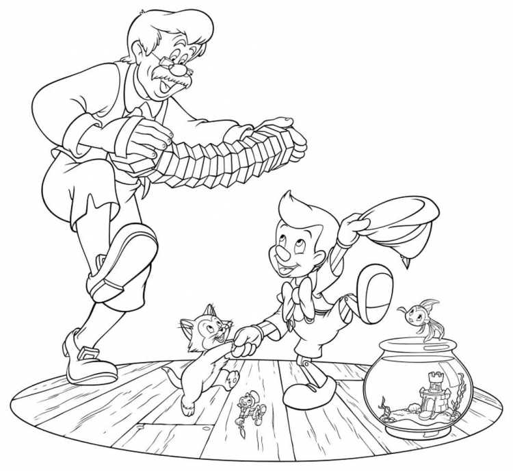 Театр раскраска