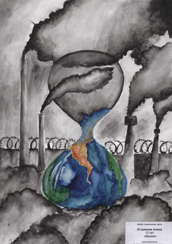 Рисунки на тему экология и чистый город