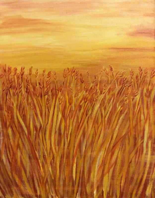 А.Атабаев пшеничное поле