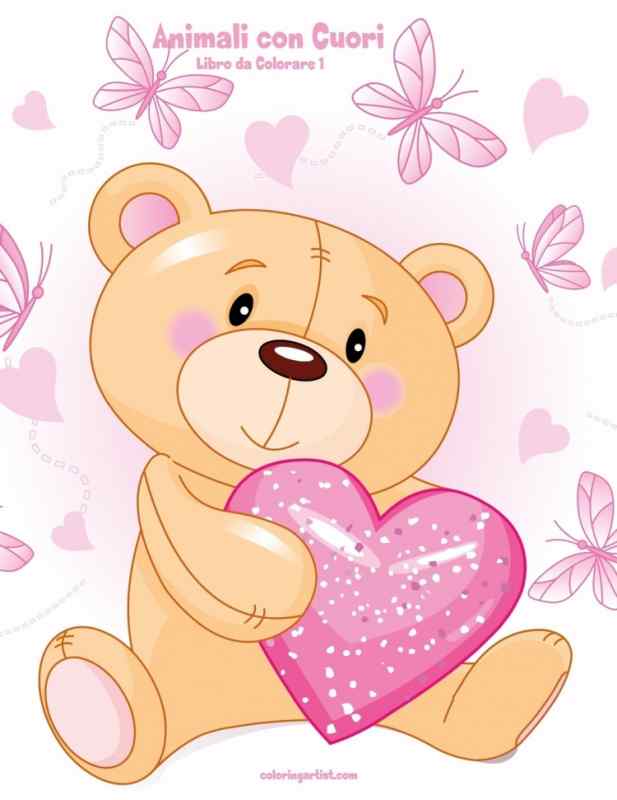 Мультяшный Медвежонок с сердечком