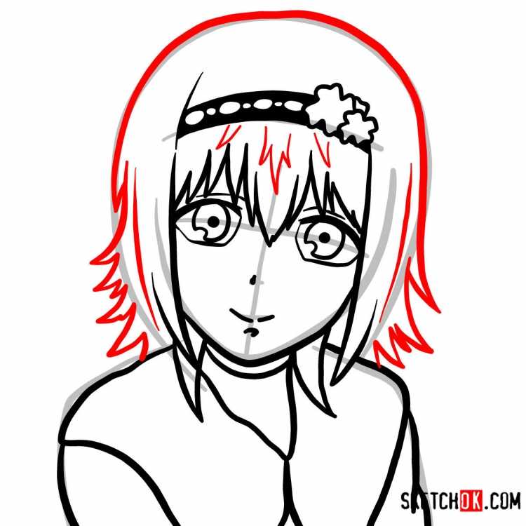 Канеки в полный рост для срисовки