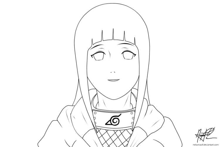 Для срисовки аниме Наруто и Хината