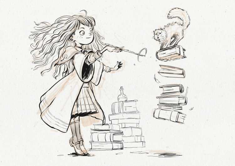 Гермиона Грейнджер скетч