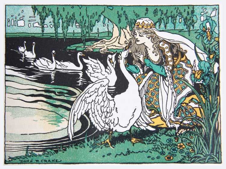 Уолтер Крейн лебединые Девы