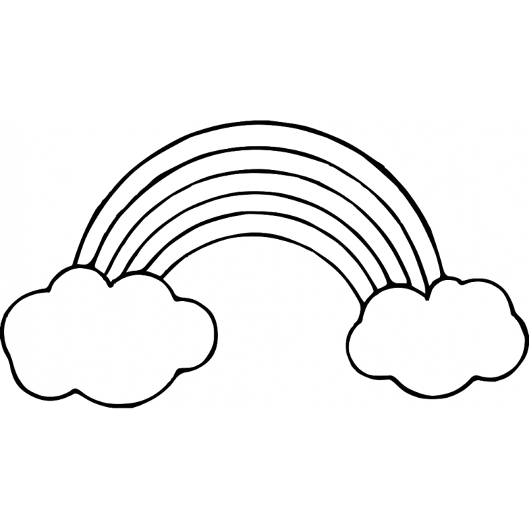 Радуга карандашом