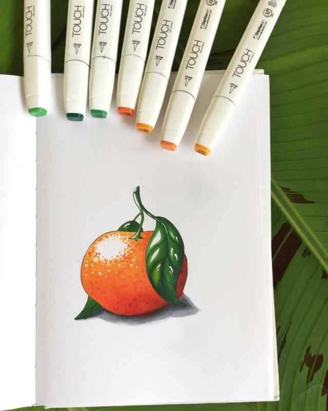 Рисование маркерами для начинающих