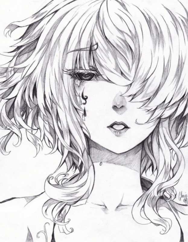 Рисунки аниме Манга