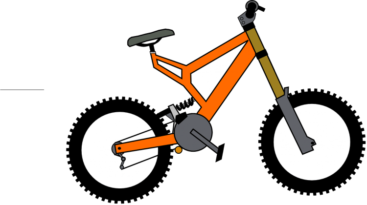 Велосипед раскраска для детей