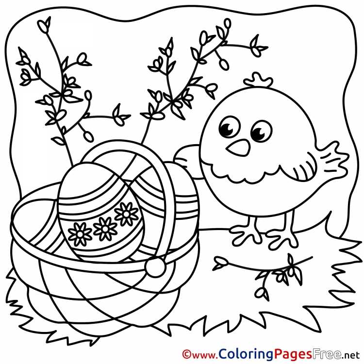 Раскраска Пасха