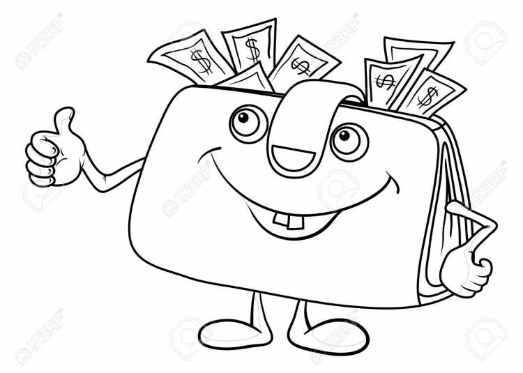 Нарисованный доллар купюра