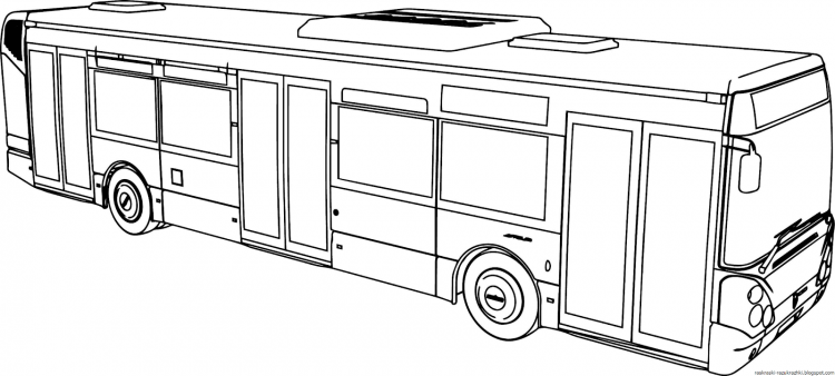 Раскраска автобус