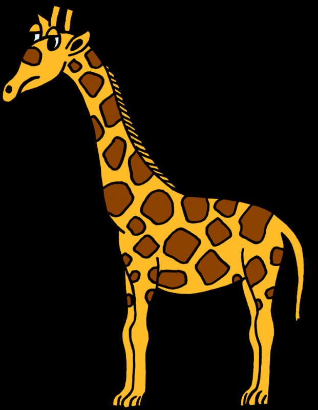 Жираф мультяшный