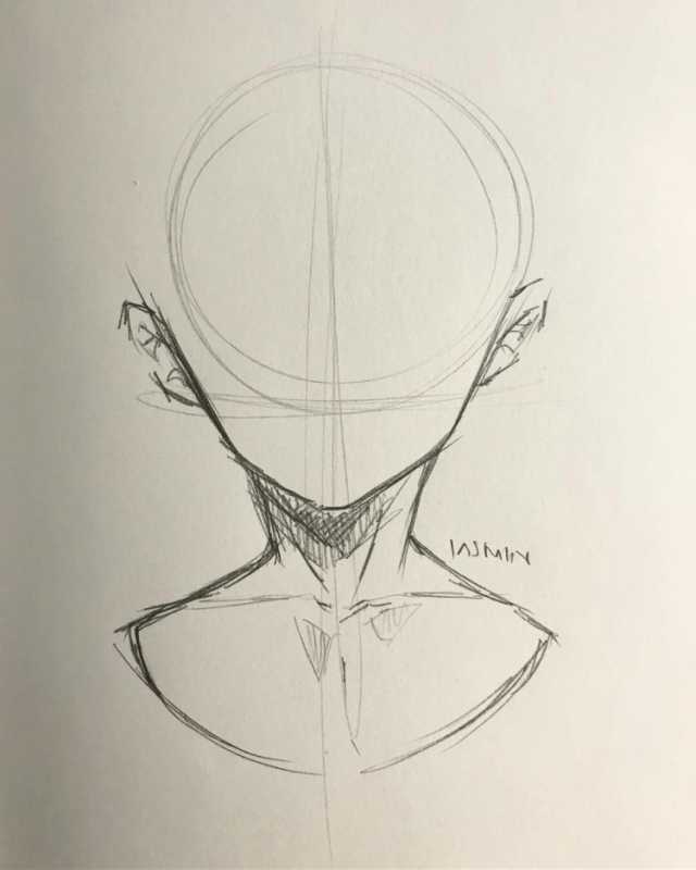 Срисовать карандашом аниме для детей