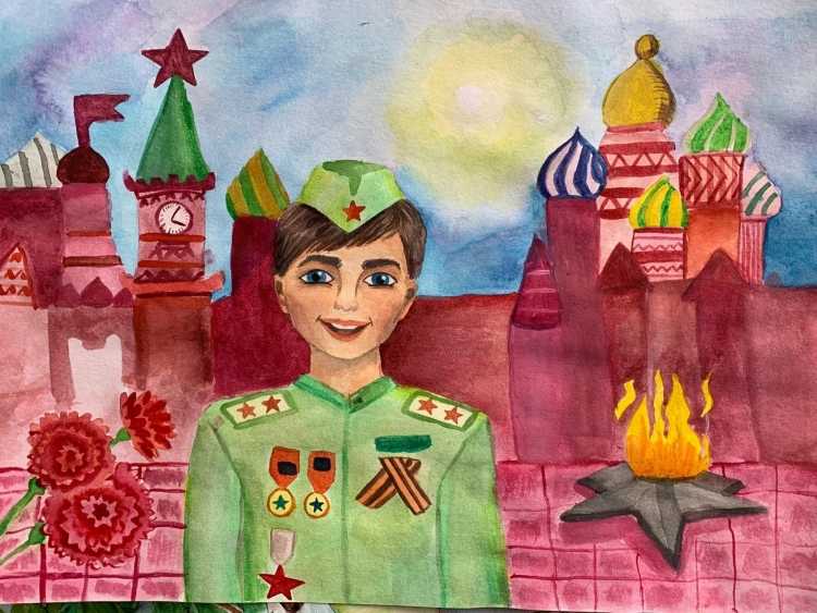 Конкурс рисунков победный май