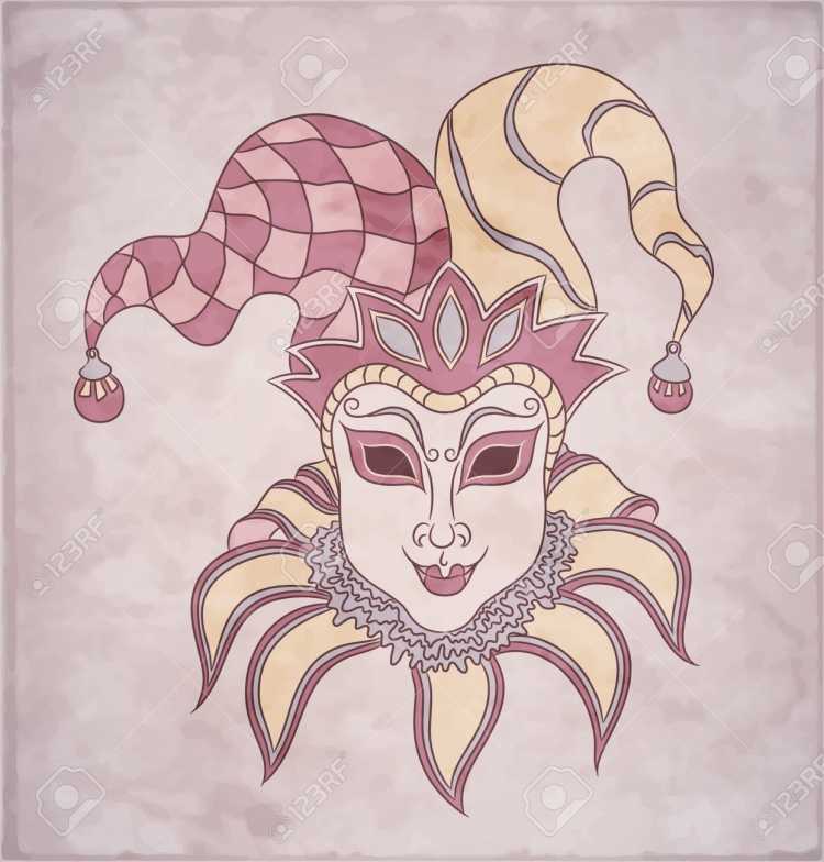 Рисунок на тему маскарад