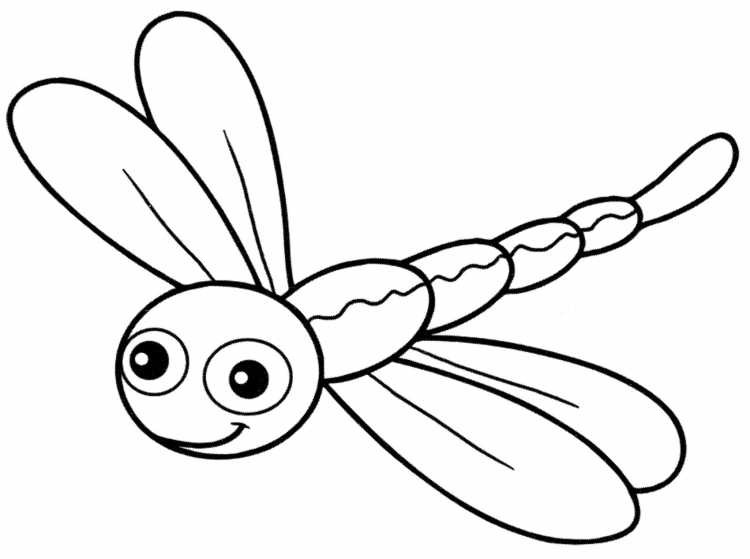 Раскраски для малышей насекомые