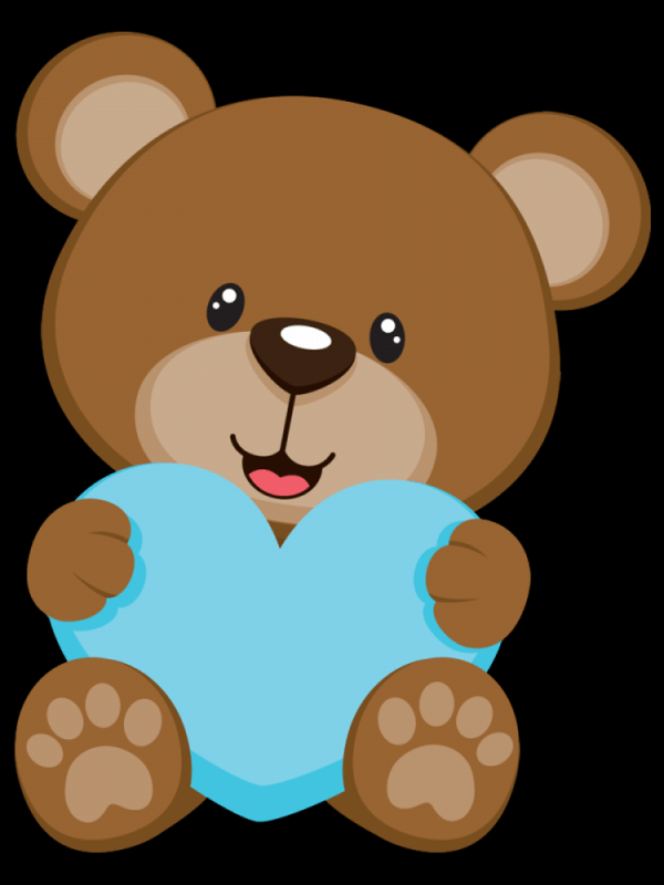 Мишка с сердечком в лапе